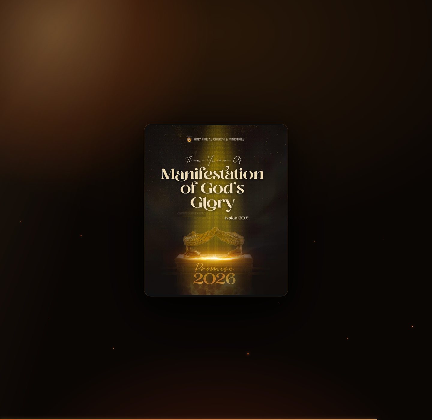 Holy Fire Ministries website — a place where lives are touched and transformed